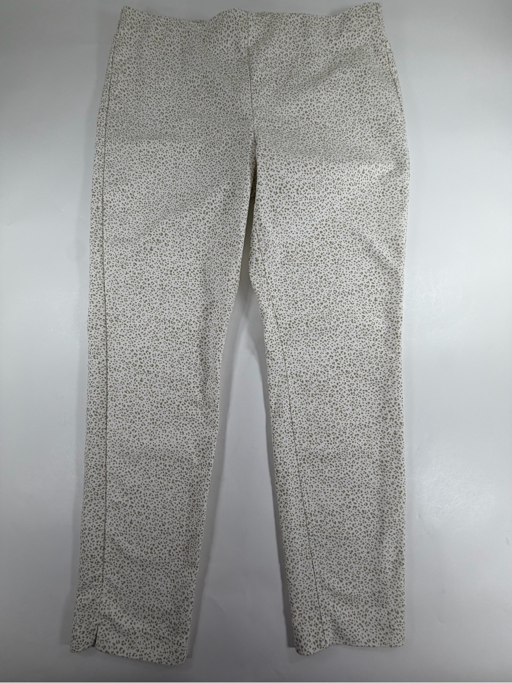 Crosby Springfield Pants Size 12 Animal Print Straight Leg Career Casual